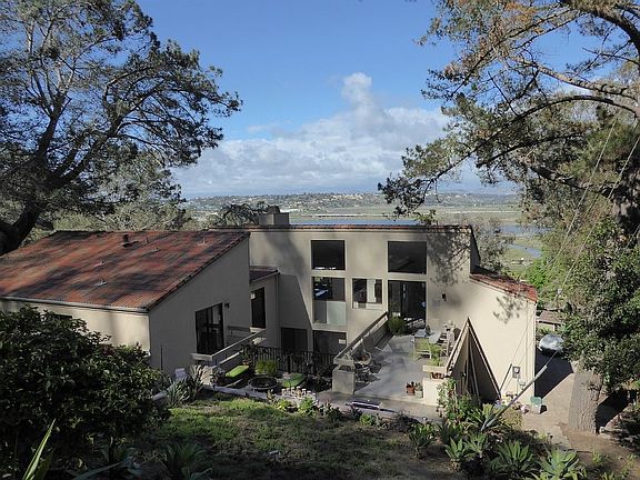 back yard and patio area