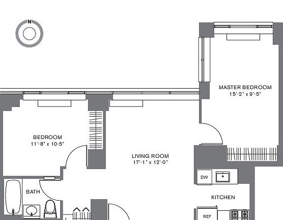 2nd image of 88 Leonard St #1218