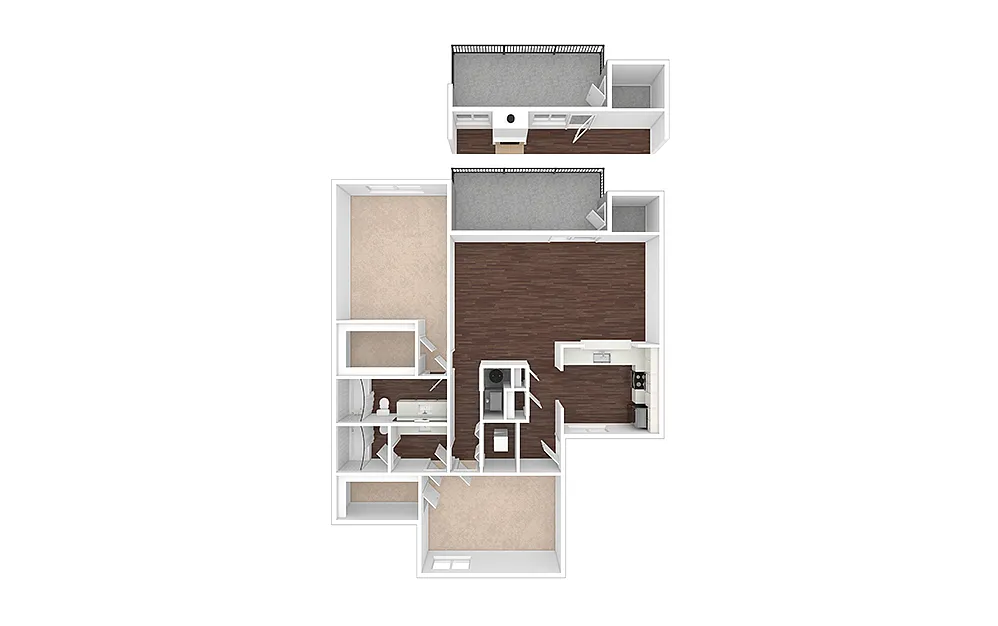 Floor plan Smyrna - Renovated