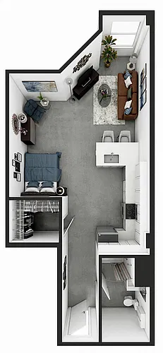 Floor plan Studio - Design 8