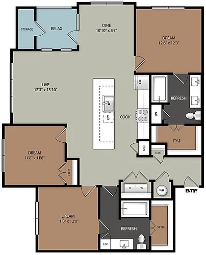 Floor plan C1