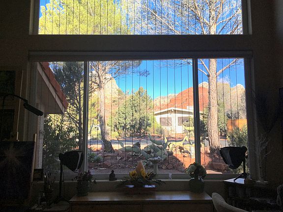 View north from studio