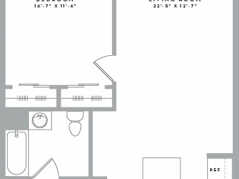 A1B4 floor plan Harrison Yards