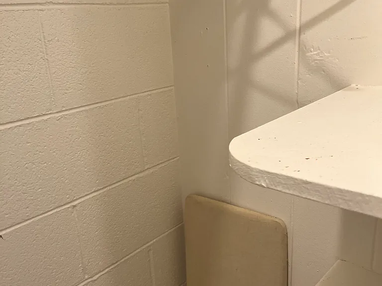 Some built in storage shelves