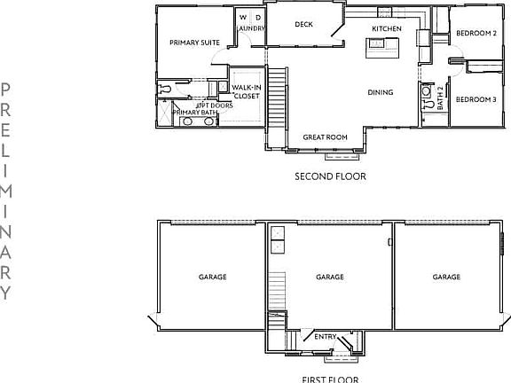 Delia Plan 1 Preliminary Floorplan