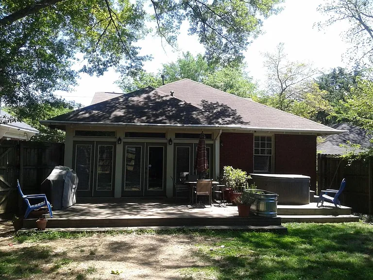 Back of House with Deck