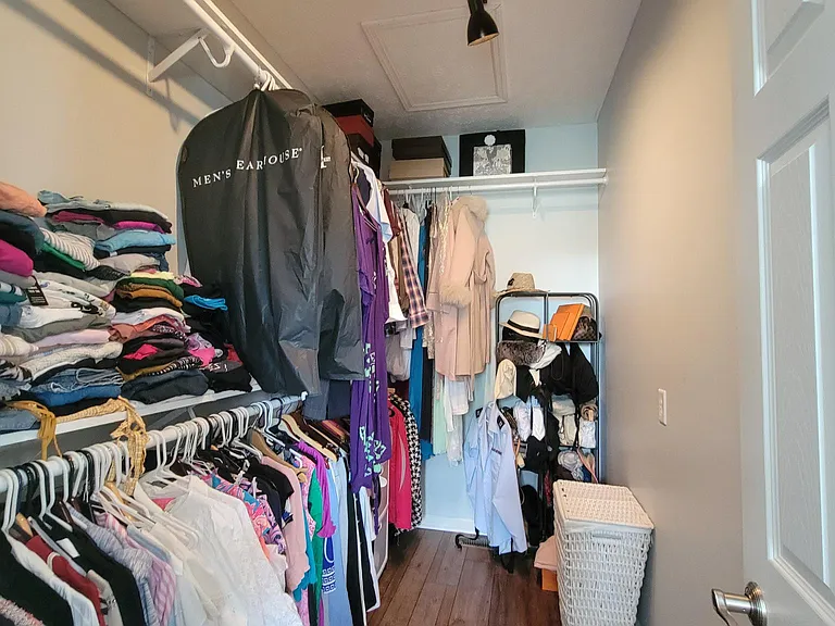 Walk-in master's closet