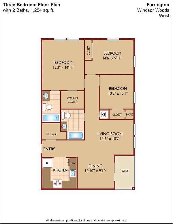 Floor plan $2.24/sq.ft. - The Farrington