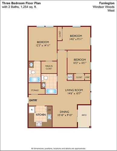 Floor plan $2.57/sq.ft. - The Farrington
