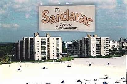 Beach front view from our building