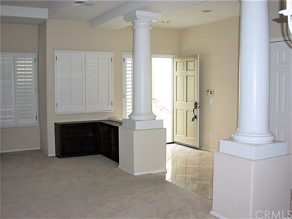 Front entrances. To the left is the living room.