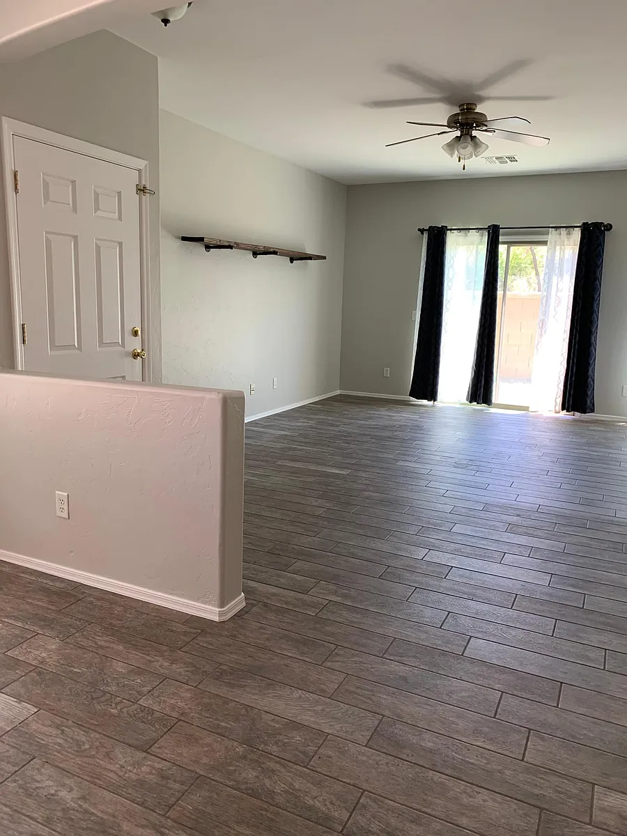 Front door entrance to living room/dining room - 190 E Calle Puente Lindo