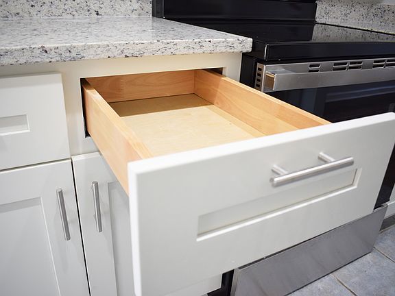 New countertops, cabinets, stove, dishwasher, and more!