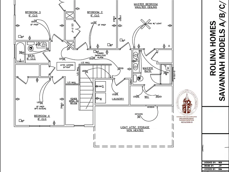 ACTUAL BUILD PLANS FOR 2ND FLOOR