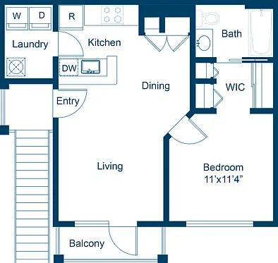 1 Bedroom | 1 Bath | 575 SF 1 Bedroom | 1 Bath | 575 SF