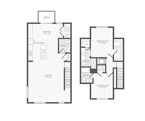 Floor plan B1 Townhome