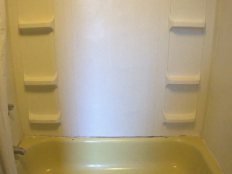 Tub and shower for main bathroom.