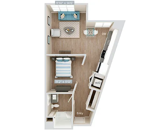 Floor plan S2U-647