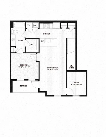 Floor plan 1BA