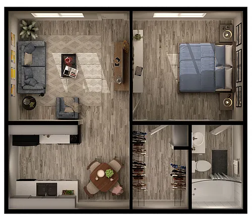 Floor plan A1R