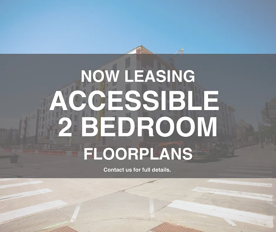 Floor plan 2 Bedroom 2 Bathroom Accessible