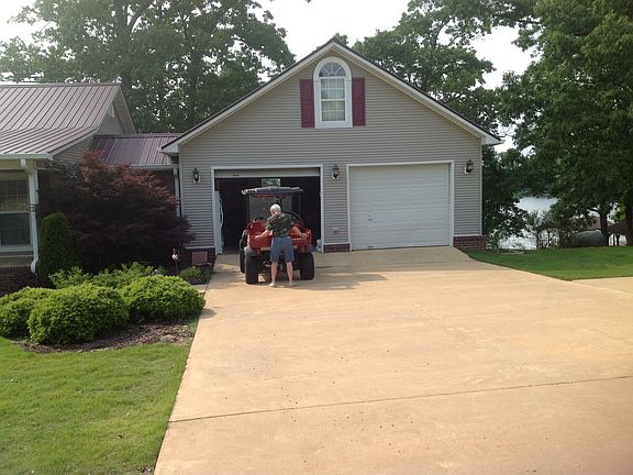 Oversized attached garage