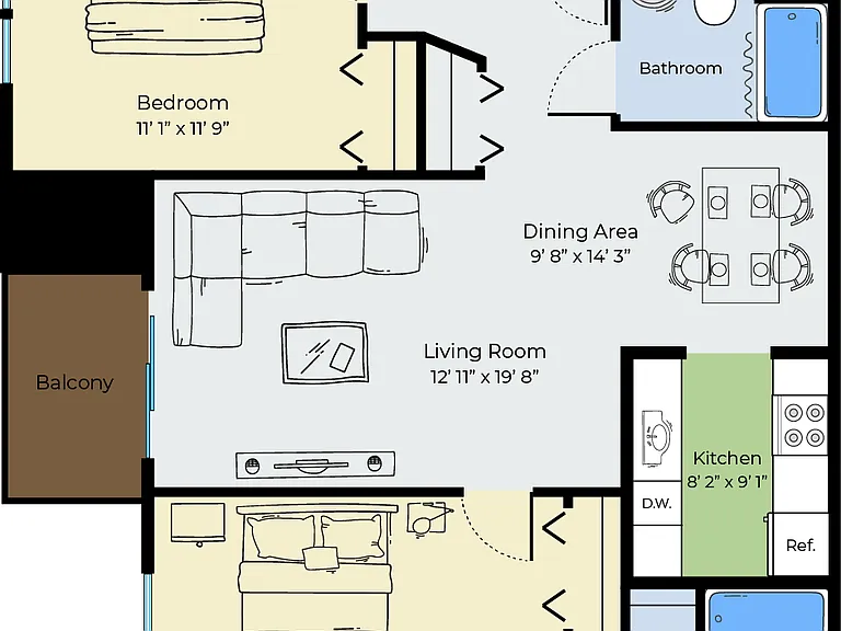 Two Bedroom C Two Bedroom C