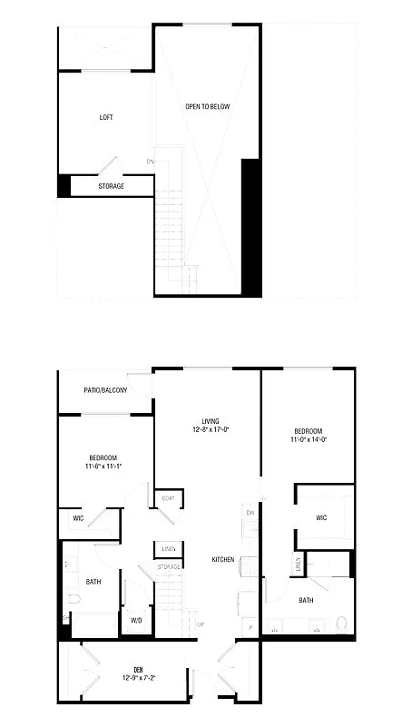 Floor plan B3L
