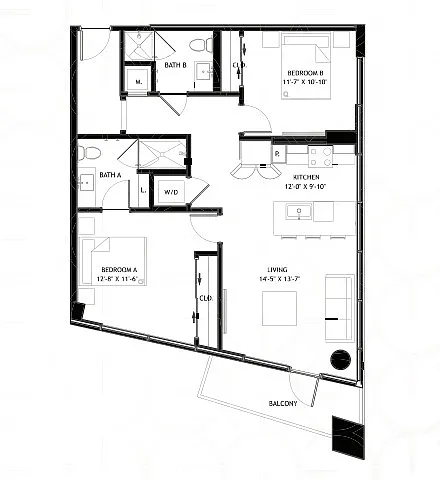 Floor plan B34
