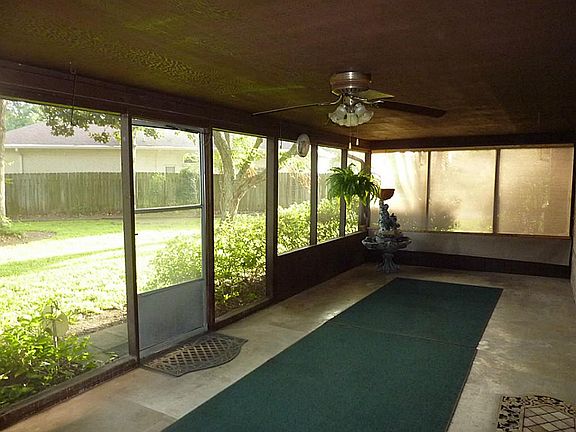 Screened in back porch