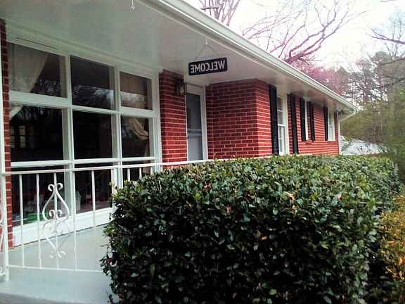 Expansive front porch