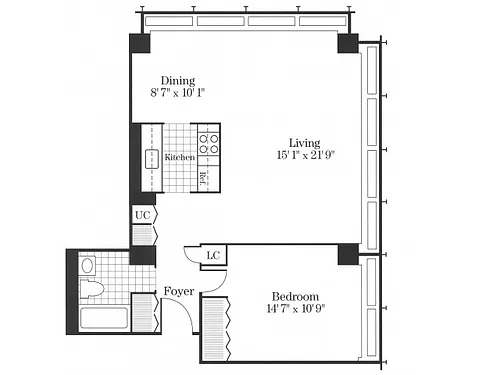 Floor plan Guardian