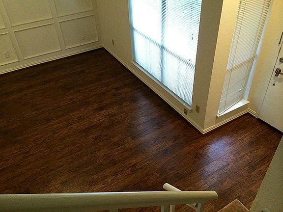 A view from your staircase of your new floors...