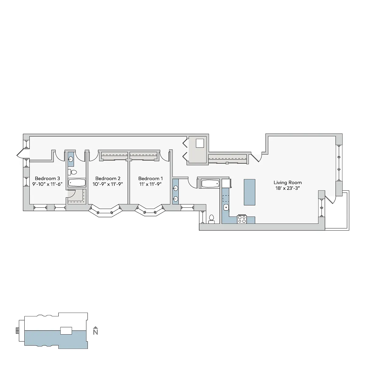 Floor plan 5524-3B3