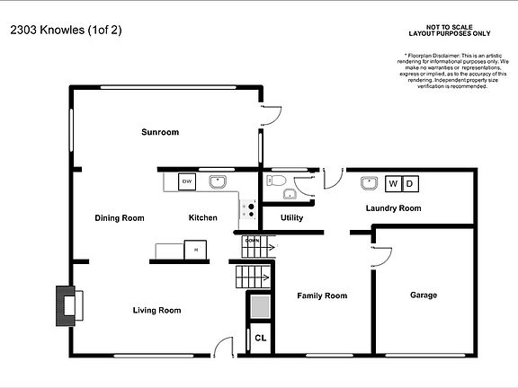 Main floor layout