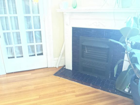 Fireplace in living room