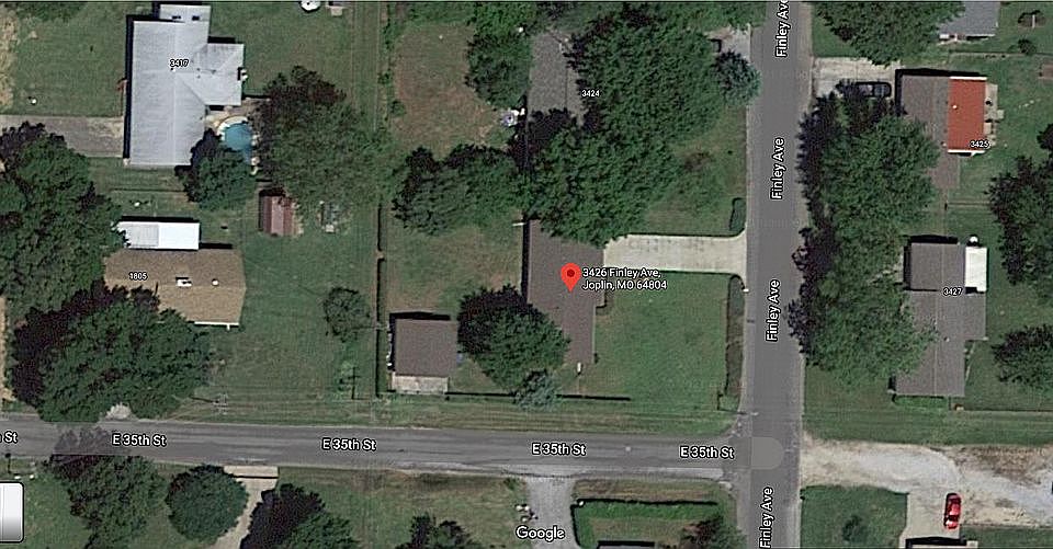 Aerial corner lot