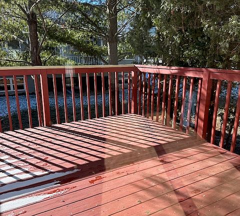12x12 Composite wood deck
