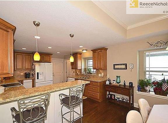 Good amount of granite counter space.