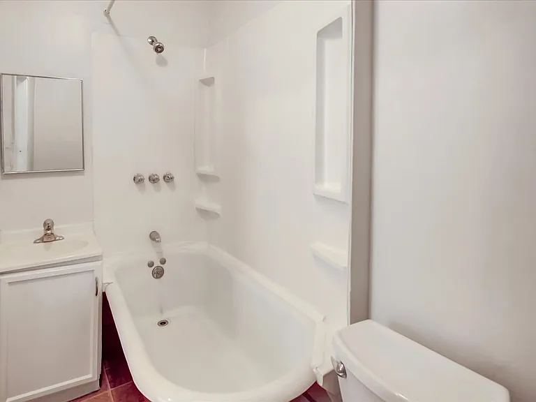 Bathroom - shower and ball & claw bathtub