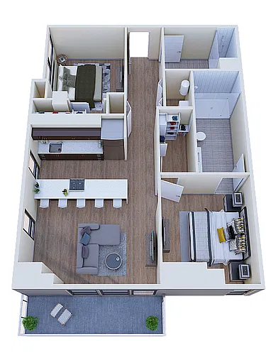 Floor plan B3
