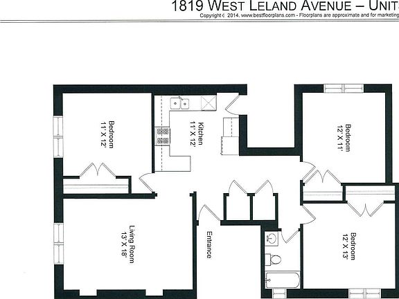 2nd image of 1819 W Leland Ave #3D