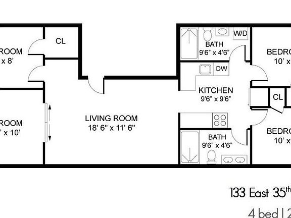 2nd image of 133 E 35th St APT 3