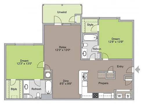Floor plan THE VANDERBILT