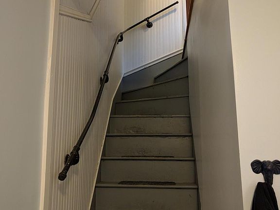 Private stairway to apartment