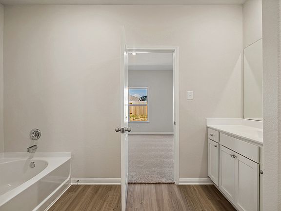 The master bathroom.