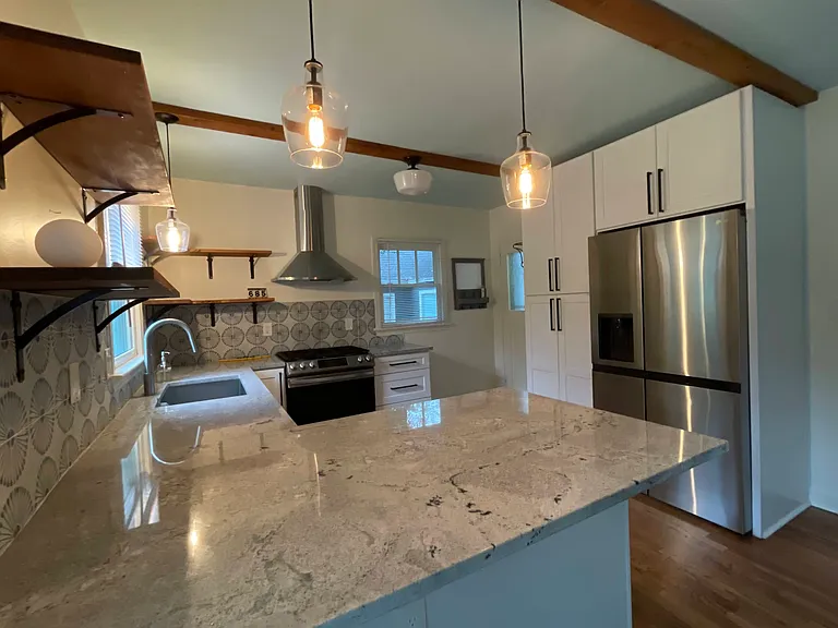 renovated kitchen