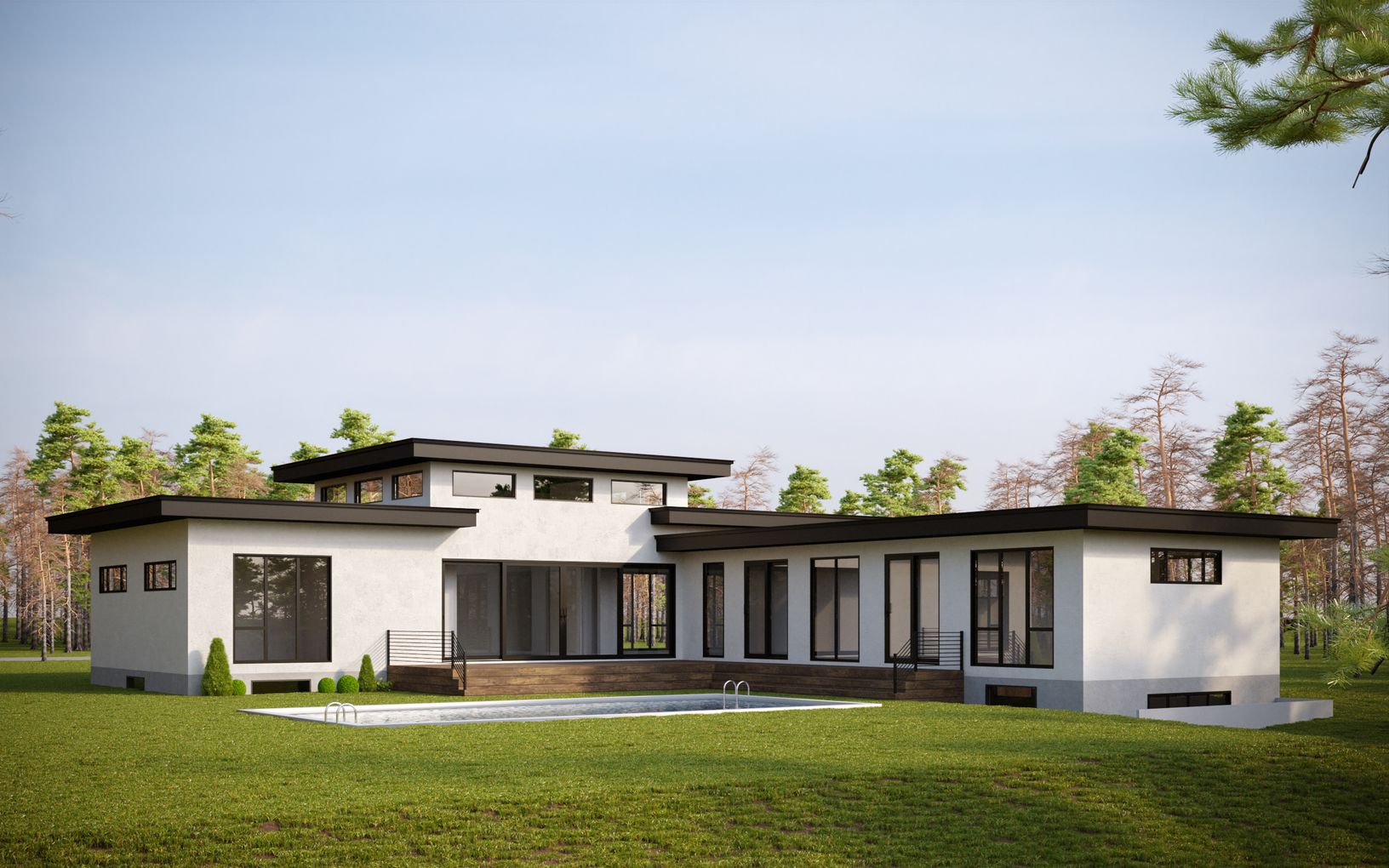  Back of House elevation-3D Rendering (topography inaccurate)