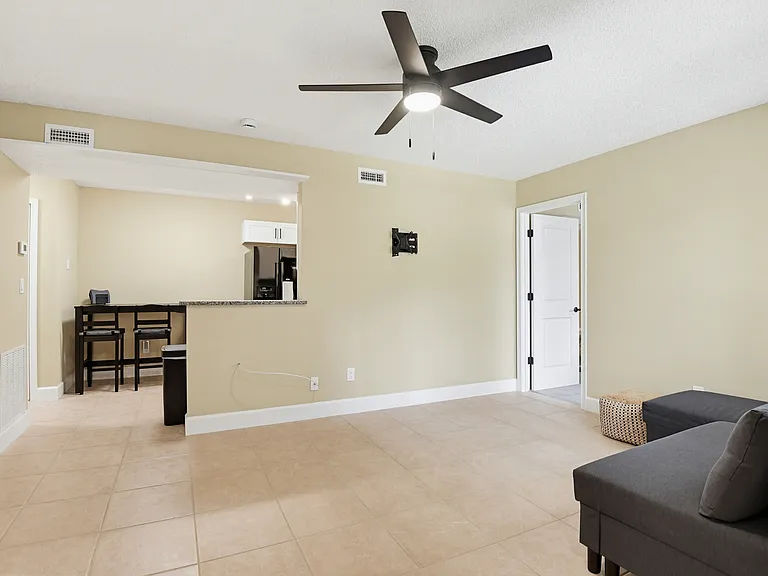Living room with furniture