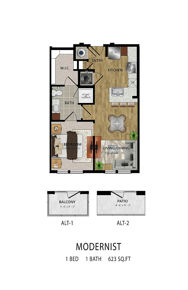 Floor plan Modernist